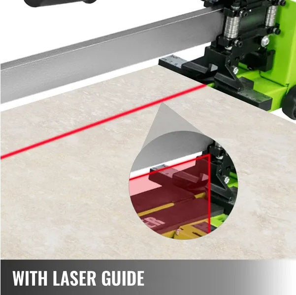 VEVOR Tile Cutter 31.5 Inch Manual Tile Cutter 1.4 Inch Tile Cutting Machine Ceramic Porcelain Tile Cutter W Laser Guide All-Steel Frame And Bonus Spare Cutter Wheels Tile Cutter Hand Tool