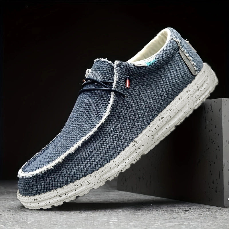 Autumn Men's Slip-on Canvas Breathable Shoes