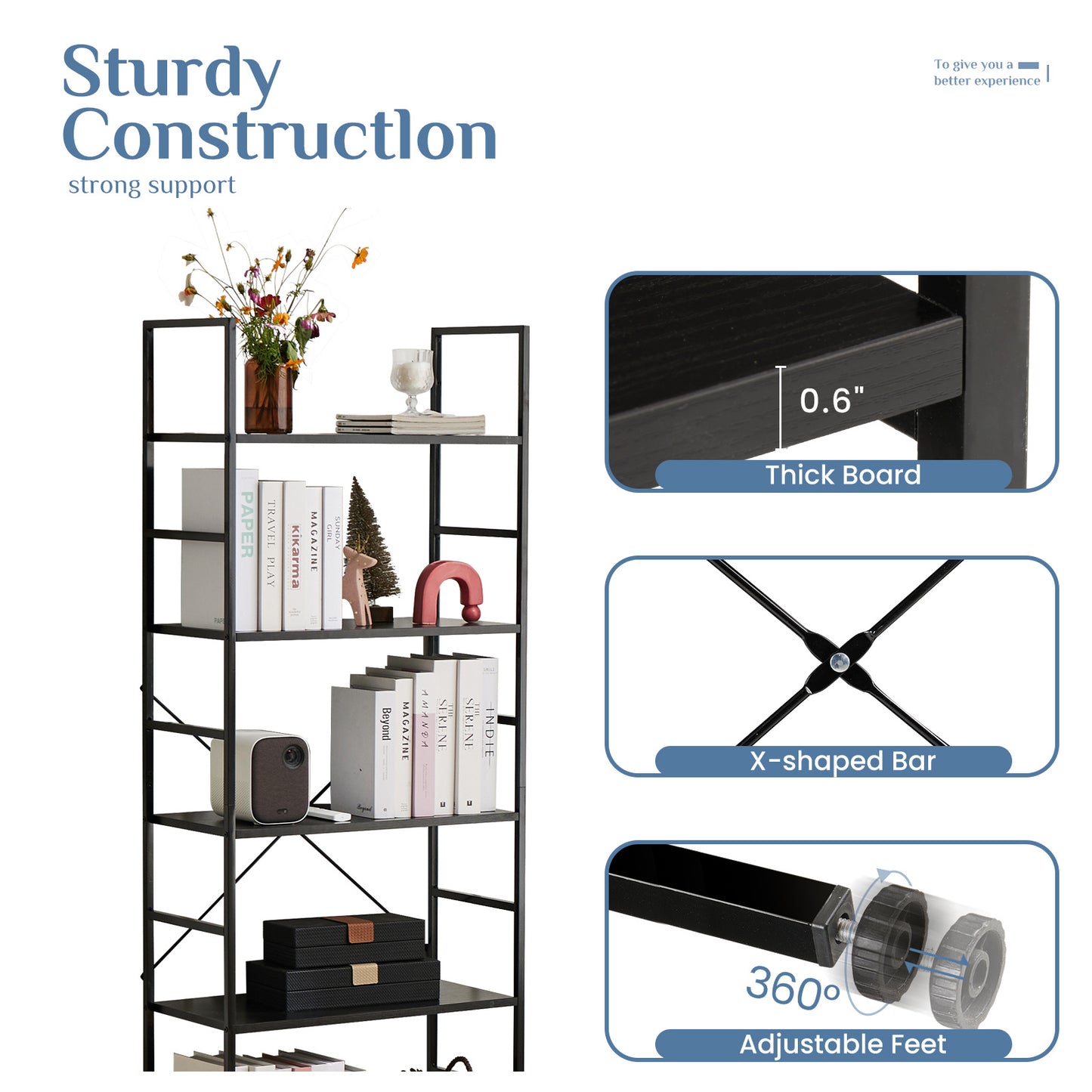 5-storey Bookshelf