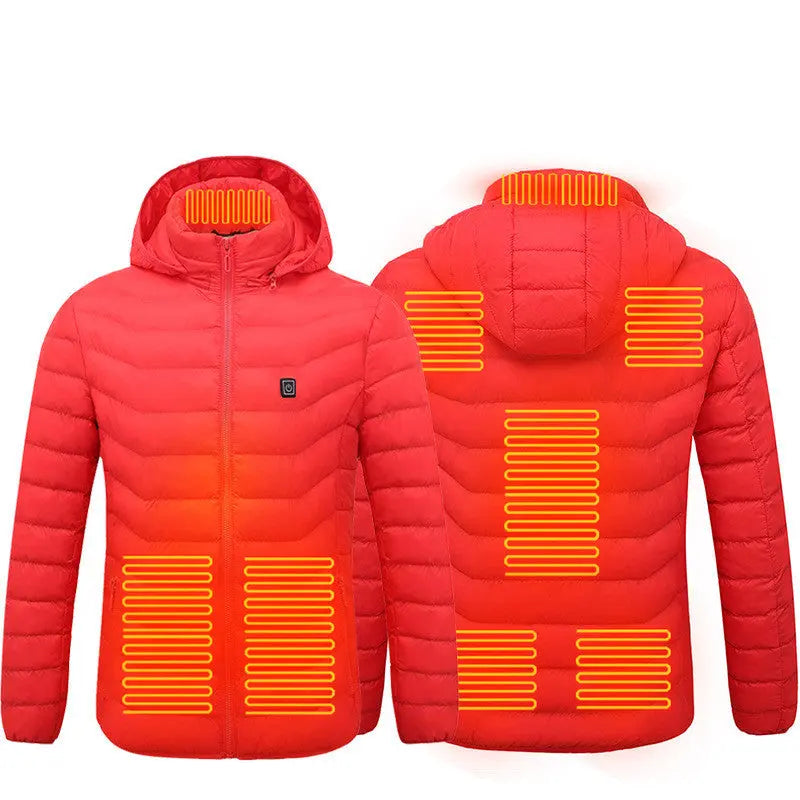 New Heated Jacket Coat USB Electric Jacket Cotton Coat Heater Thermal Clothing Heating Vest Men's Clothes Winter My Store