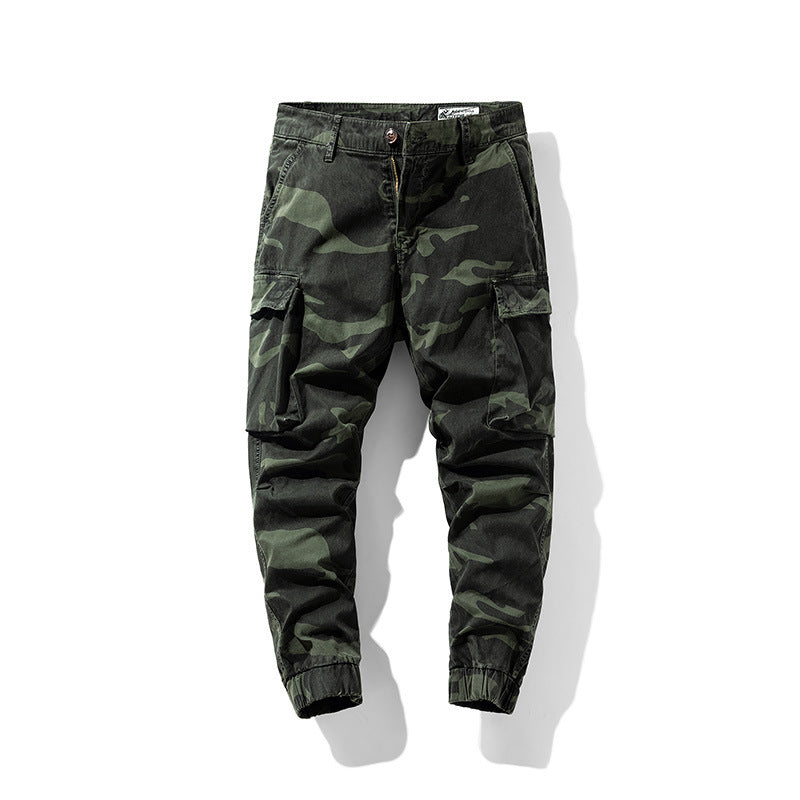Trendy Versatile Camouflage Cargo Trousers ShopWithASmile.com