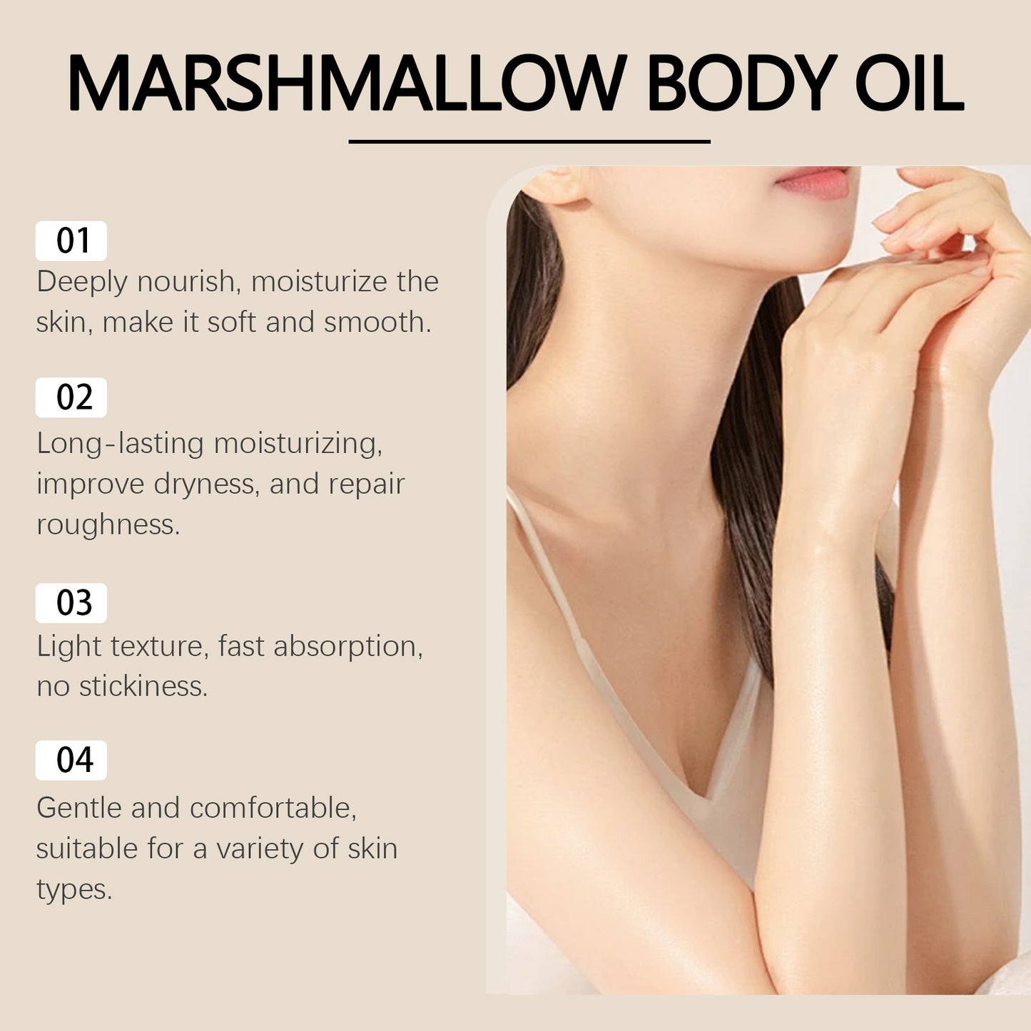 Cotton Candy Flavor Body Moisturizing Treatment Oil ShopWithASmile7.com