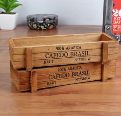 Wooden Plant Seeds Box