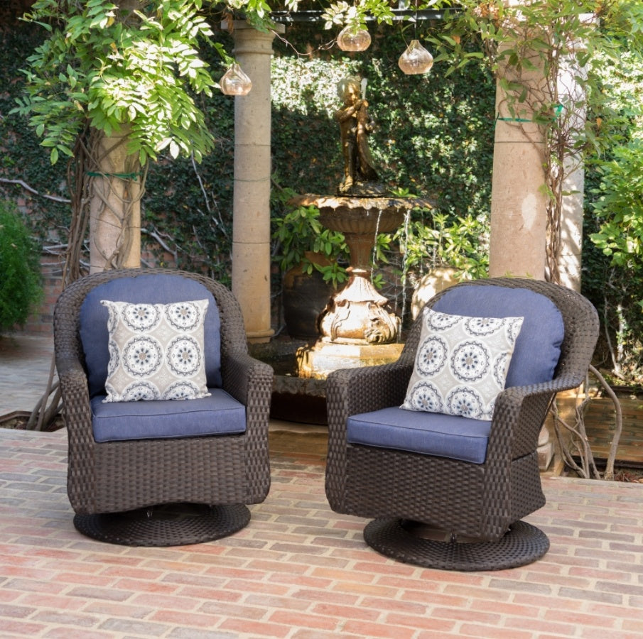 LIAM SWIVEL CLUB CHAIR Set Of 2