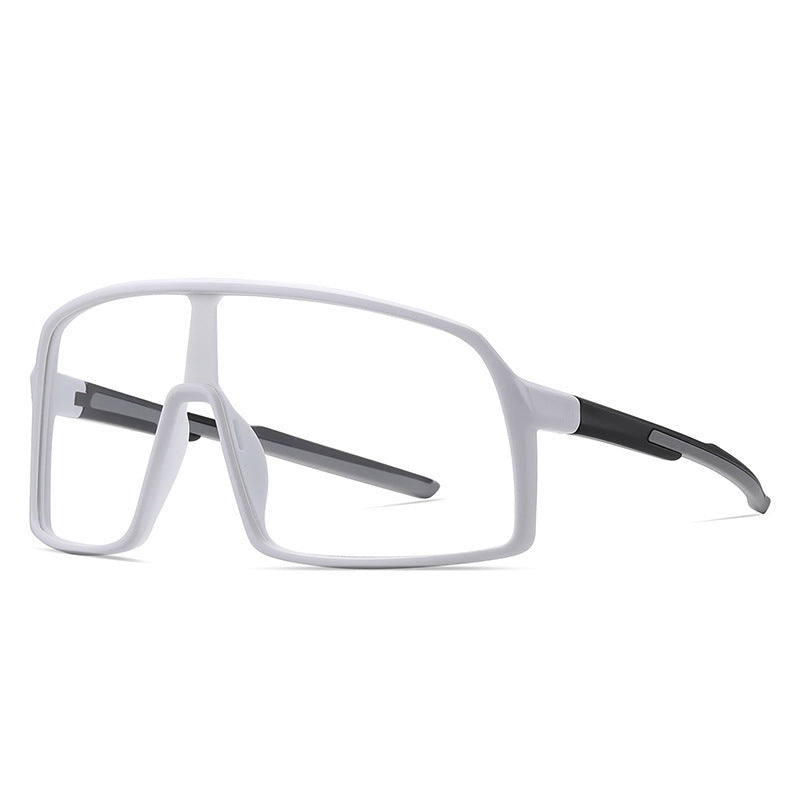 Mens Fashion Simple One Piece Large Frame Sunglasses ShopWithASmile7.com