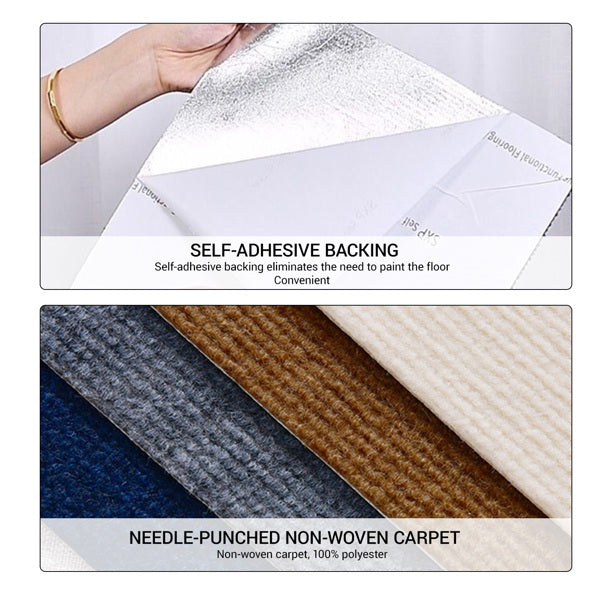 Splicing Block Floor Mat Self-adhesive Floor 30cm X 30cm Dark Gray 1 Piece ,not Shipped On Weekends