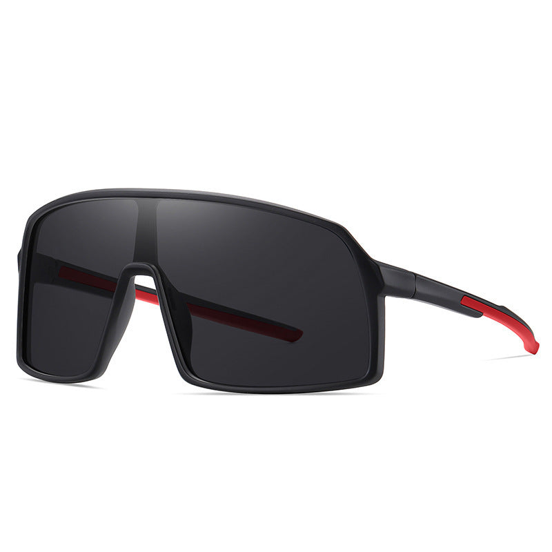 Mens Fashion Simple One Piece Large Frame Sunglasses ShopWithASmile7.com