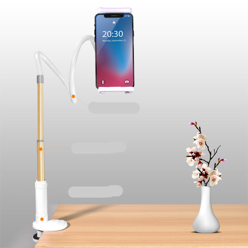 Mobile phone pole holder for bed