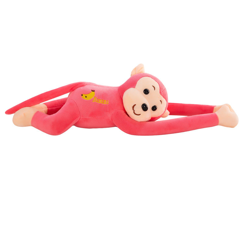 Long-armed Monkey Plush Toy Cute Banana Hanging Curtain