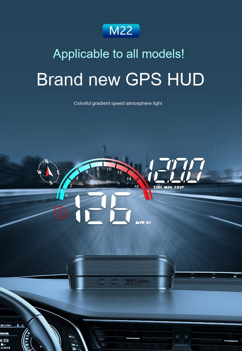 Head-Up Display Car GPS Universal Speed Compass HD Projector E-dog Version ShopWithASmile7.com