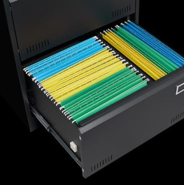 Horizontal File Cabinet With 3 Drawers
