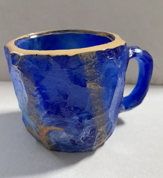 400ml Resin Mineral Crystal Coffee Mugs With Handles Elegant Fake Mineral Crystal Cup For Workplace Home Decor Christmas Gift Kitchen Gadgets ShopWithASmile7.com