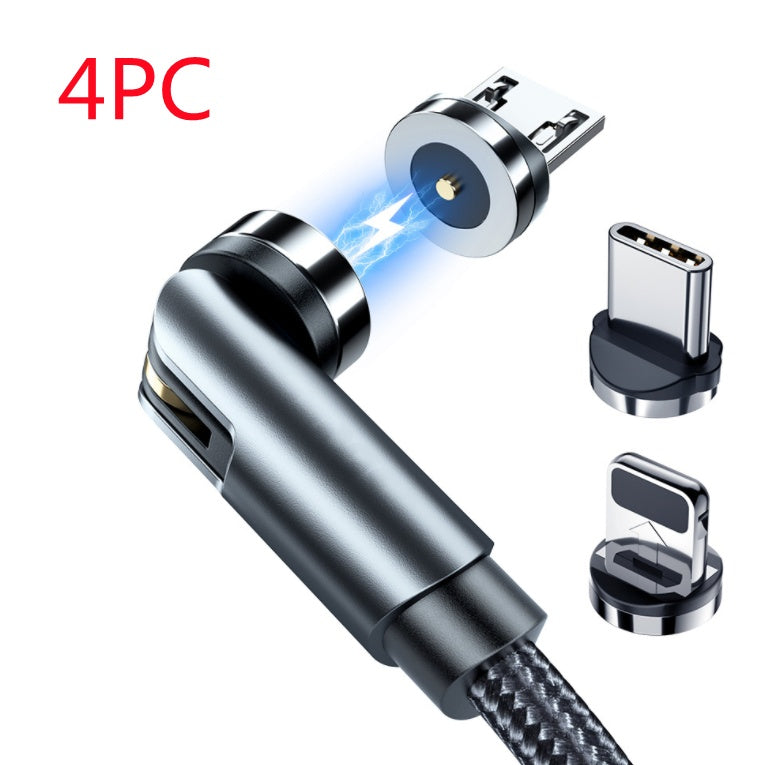 Essager Rotate Magnetic Cable 360 Degree USB Type C Charging Cable Fast Charging Magnet Charger 540 Rotate Micro Magnetic Cable ShopWithASmile7.com