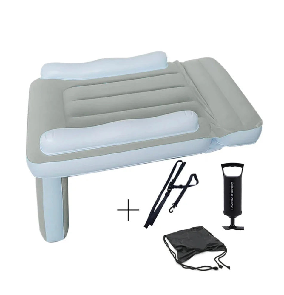 Amazon Baby Inflatable Mattress Rear Folding Car Mat Outdoor Travel Thickened Flocking Air Cushion