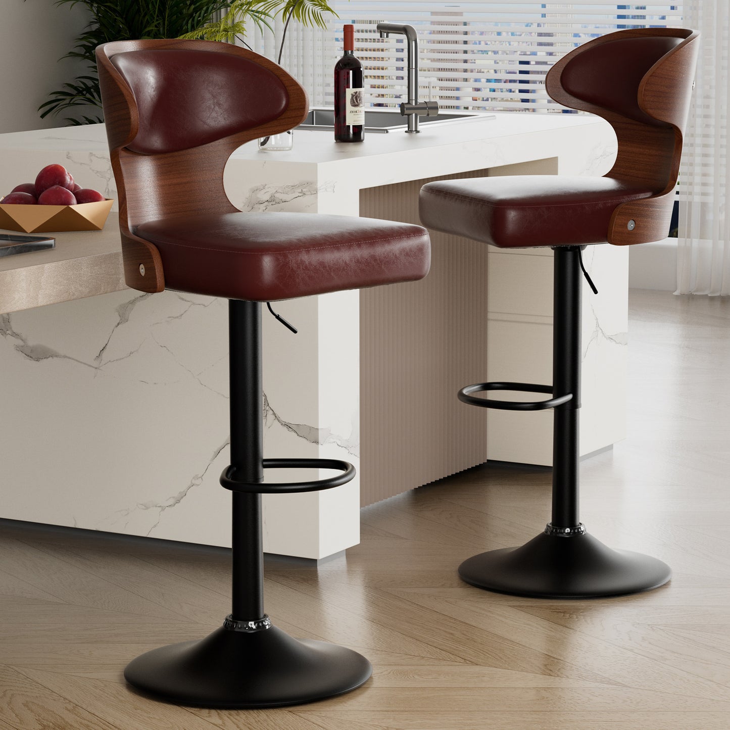 Versatile Adjustable Swivel Bar Stool
