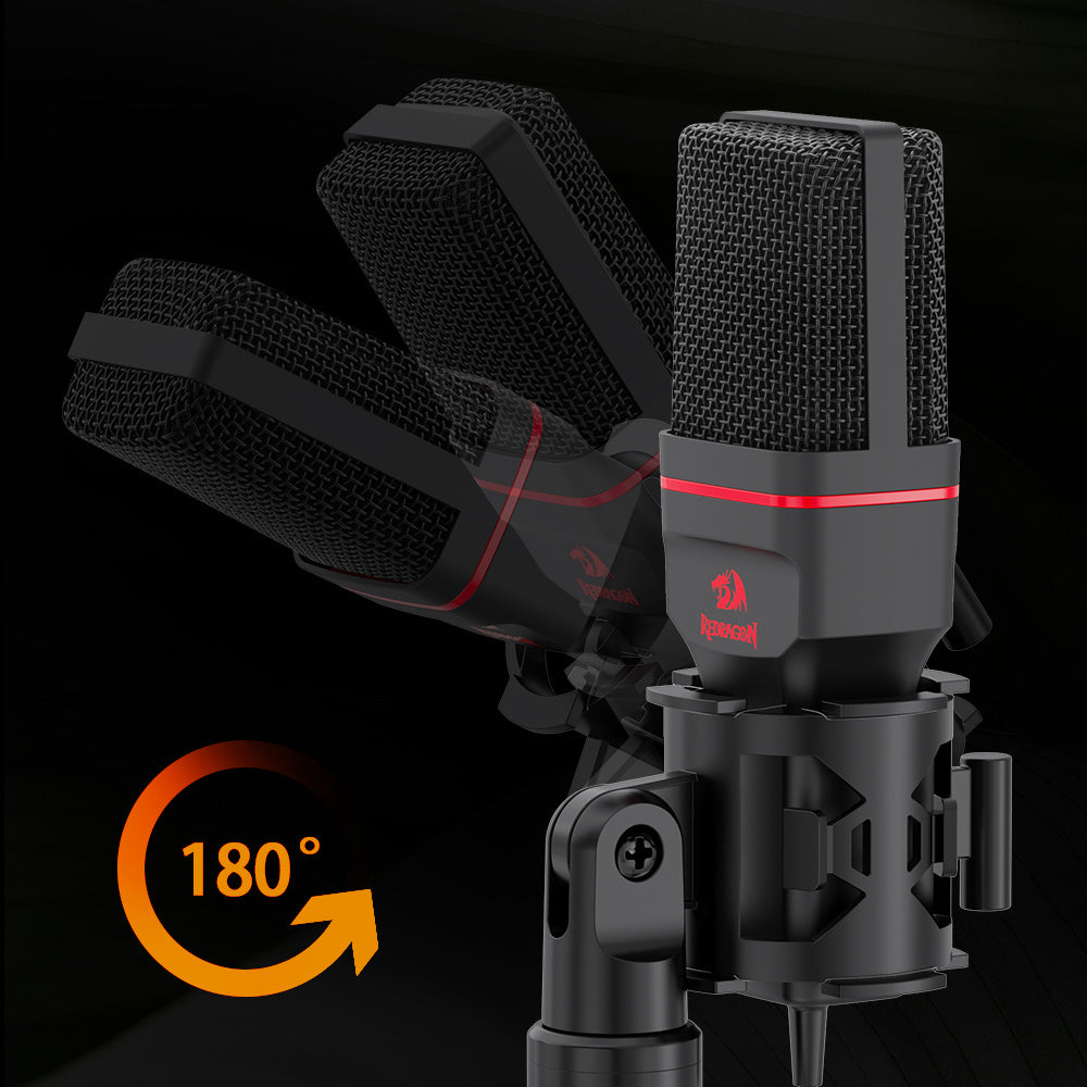 Compatible with Apple, Condenser Microphone With Tripod 3.5 Mm Audio Computer Studio ShopWithASmile.com