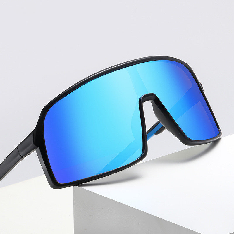 Mens Fashion Simple One Piece Large Frame Sunglasses ShopWithASmile7.com