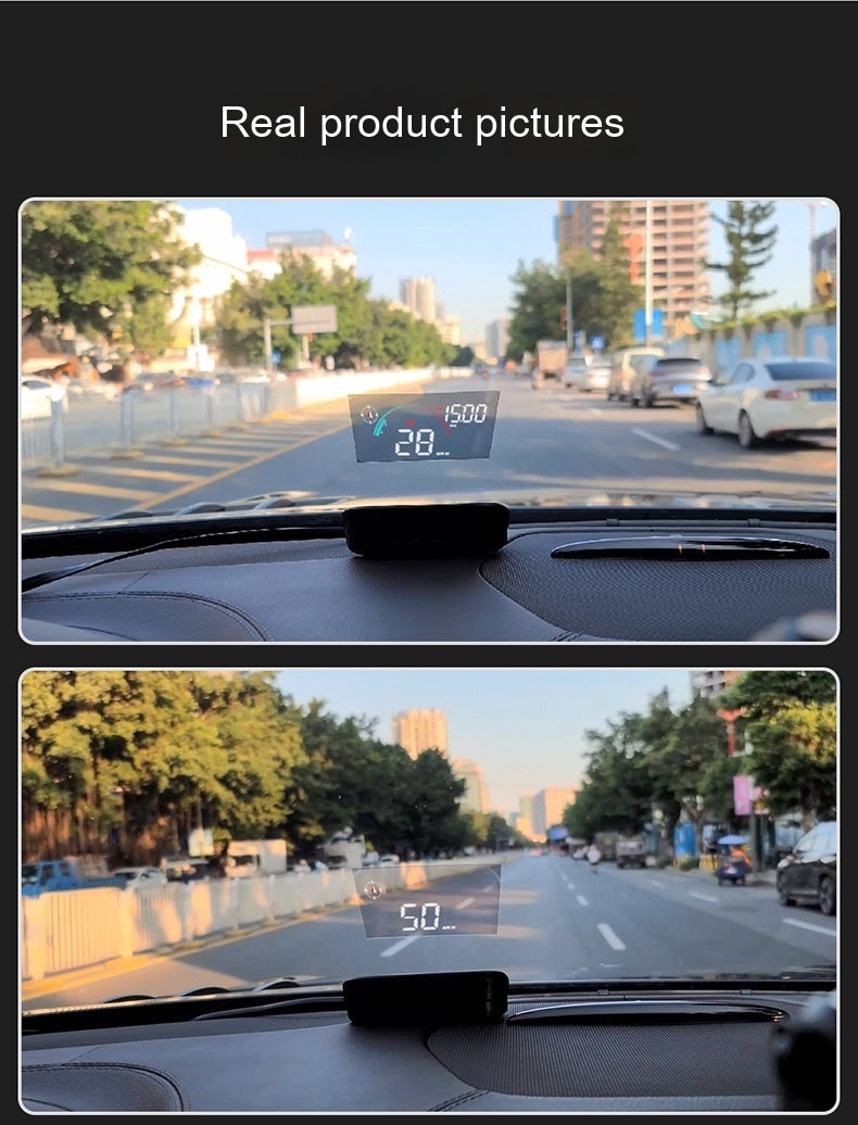 Head-Up Display Car GPS Universal Speed Compass HD Projector E-dog Version ShopWithASmile7.com