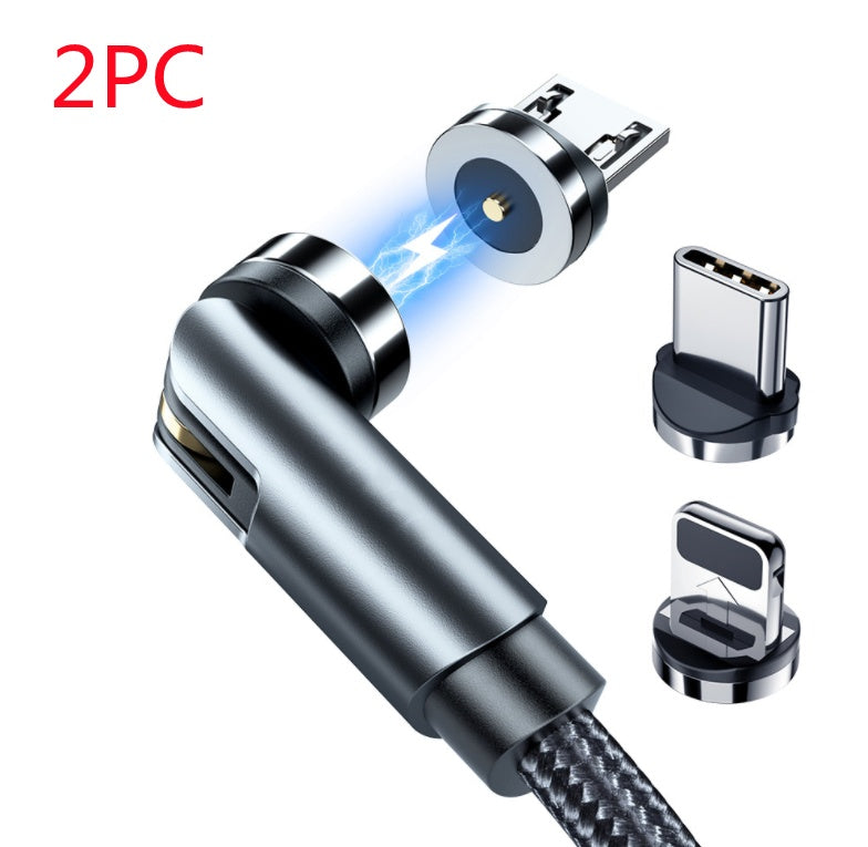 Essager Rotate Magnetic Cable 360 Degree USB Type C Charging Cable Fast Charging Magnet Charger 540 Rotate Micro Magnetic Cable ShopWithASmile7.com