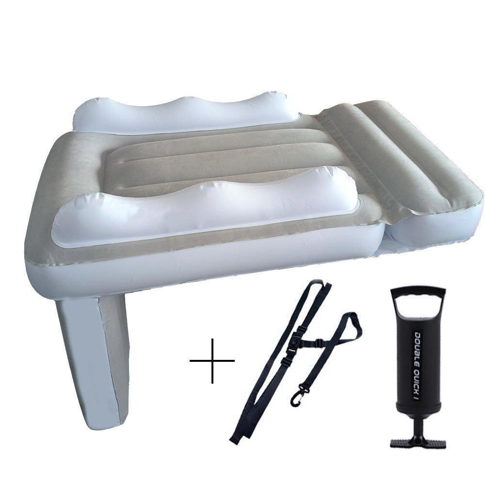 Amazon Baby Inflatable Mattress Rear Folding Car Mat Outdoor Travel Thickened Flocking Air Cushion