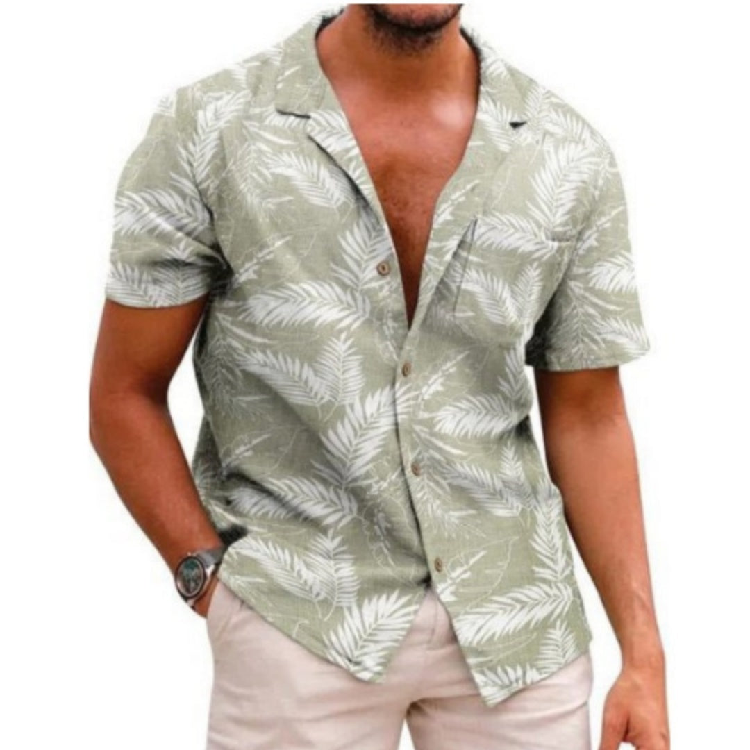 Men's Plus Size Casual Cool 3D Digital Printing Short Sleeve Shirt ShopWithASmile7.com