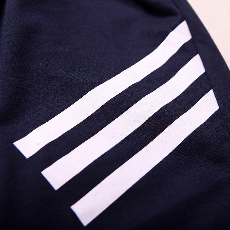 New Men's Short-sleeved T-shirt Suit