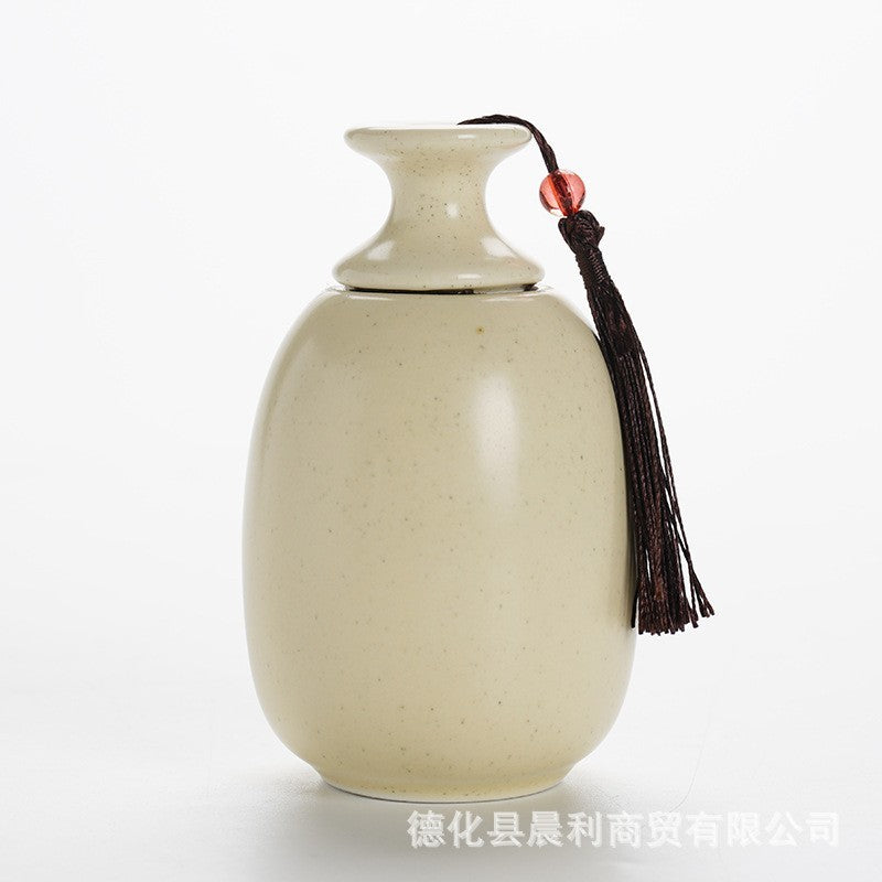 Ceramic Olive Jar Portable Sealed Cans Storage Tank