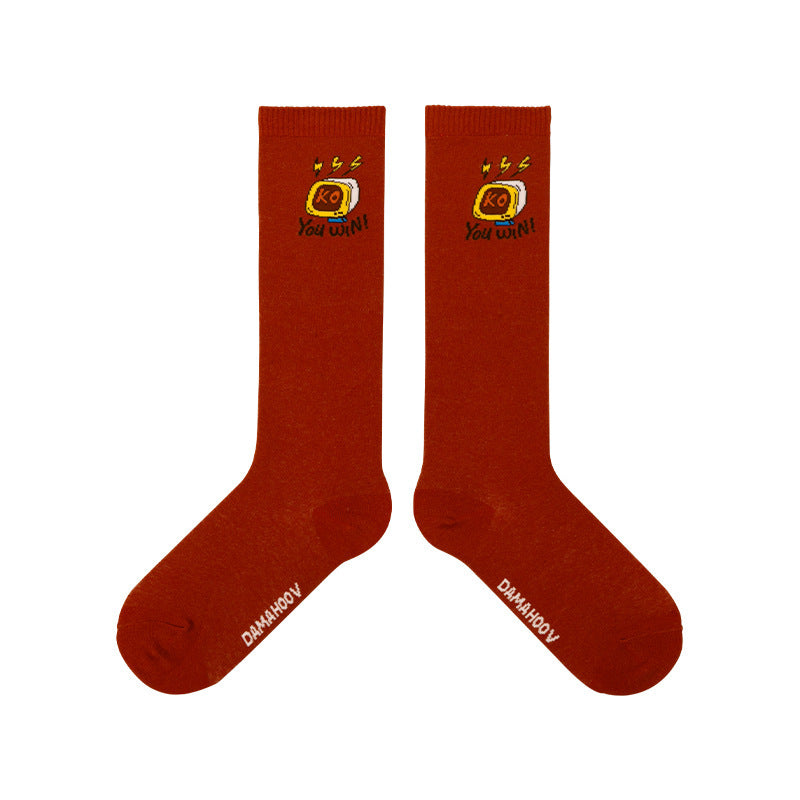 Socks women pure cotton stockings tube socks ShopWithASmile.com