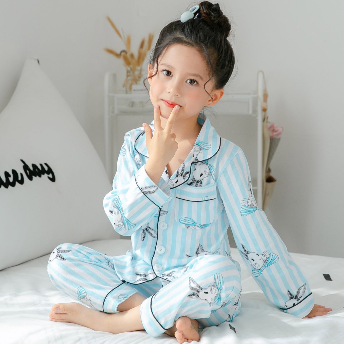 Cotton pajamas for children ShopWithASmile7.com