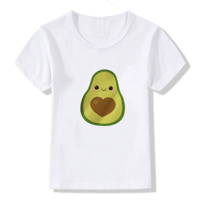 Kids Summer New Cute Vegan Boys Girls T Shirt ShopWithASmile7.com