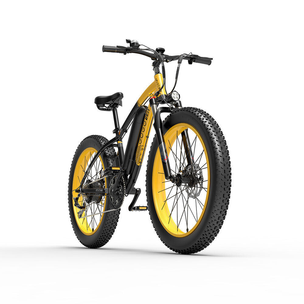 GOBEST GF600 Electric Bicycle – 1000W Motor, 26x4.0 Fat Tires, 48V Lithium Battery, 40KM/H Speed. Powerful Motar E-Bike 26
