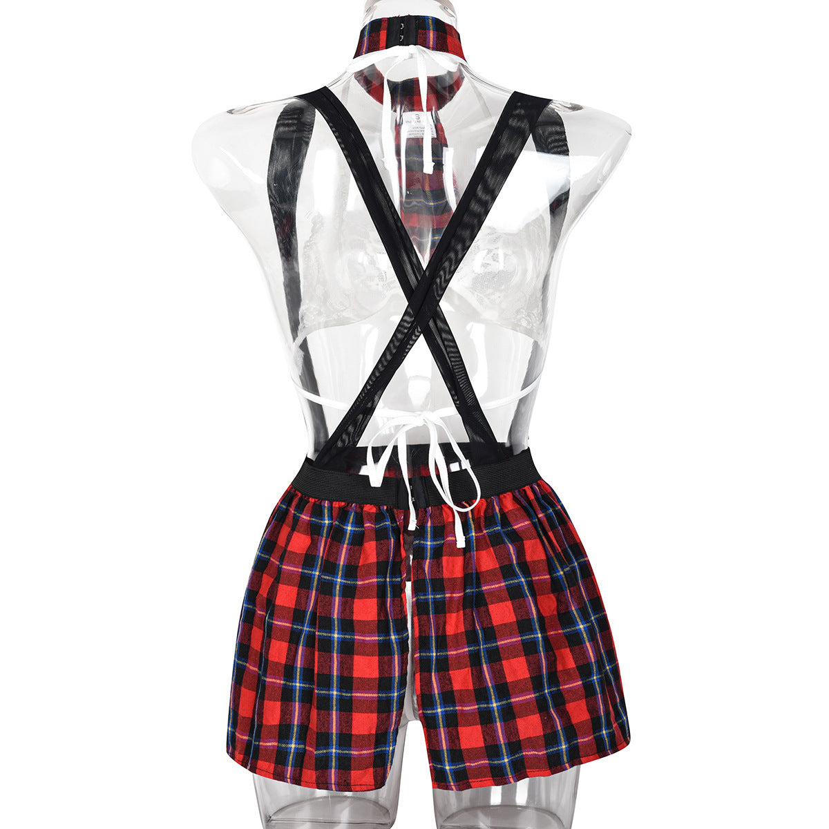 European And American INScosplay Uniform Ultra-thin Sexy Four-piece Suit