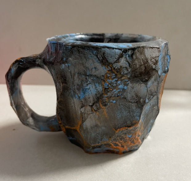 400ml Resin Mineral Crystal Coffee Mugs With Handles Elegant Fake Mineral Crystal Cup For Workplace Home Decor Christmas Gift Kitchen Gadgets ShopWithASmile7.com