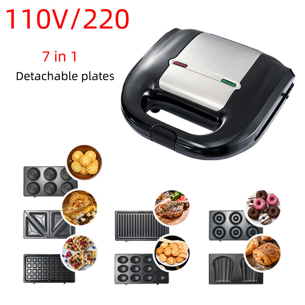 110V 7-in-1 Sandwich Machine Donut ShopWithASmile7.com