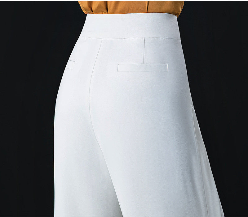 Harem Pants High Waist Drape Ice Silk Bloomers Loose Casual