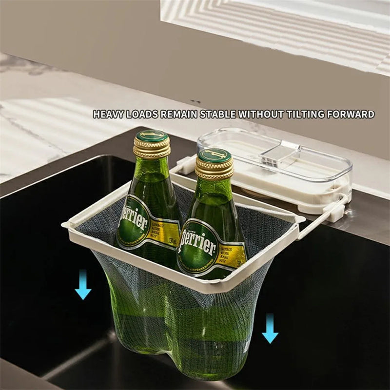 Kitchen Sink Filter Rack Suction Cup Disposable Leftover Leftovers Filter Pocket Kitchen Garbage Drain Rack Sink Strainer Kitchen Gadgets ShopWithASmile7.com