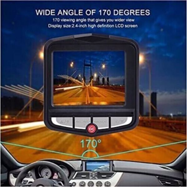 2.4 Inch Full HD 1080P Dash Cam Car DVR Front Camera Or Rear Camera Night Vision G Sensor ShopWithASmile.com