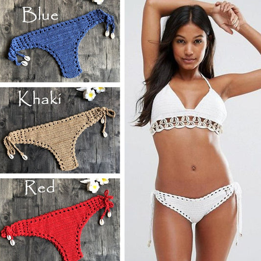 Fashion Vintage Beach Hand Crochet Panties