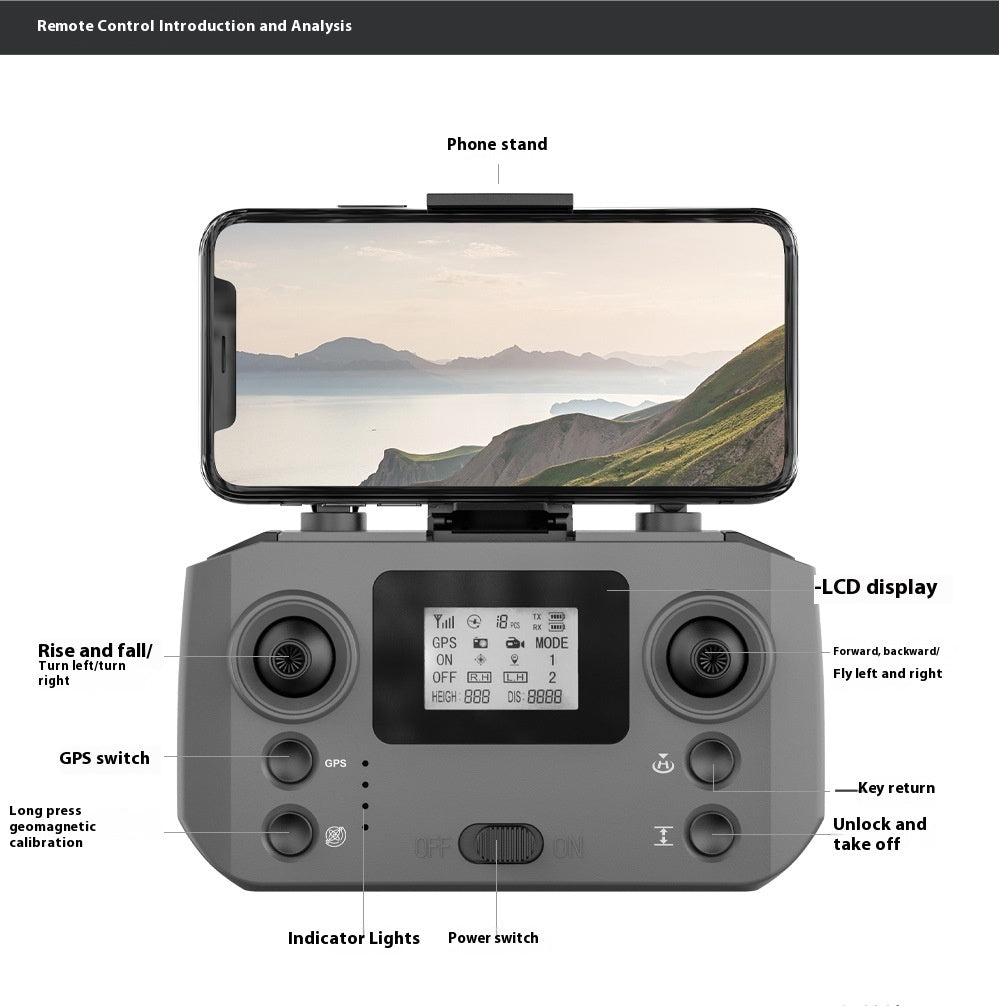 L600PRO Clear Folding Four-axis Flight Remote Control Toy ShopWithASmile7.com