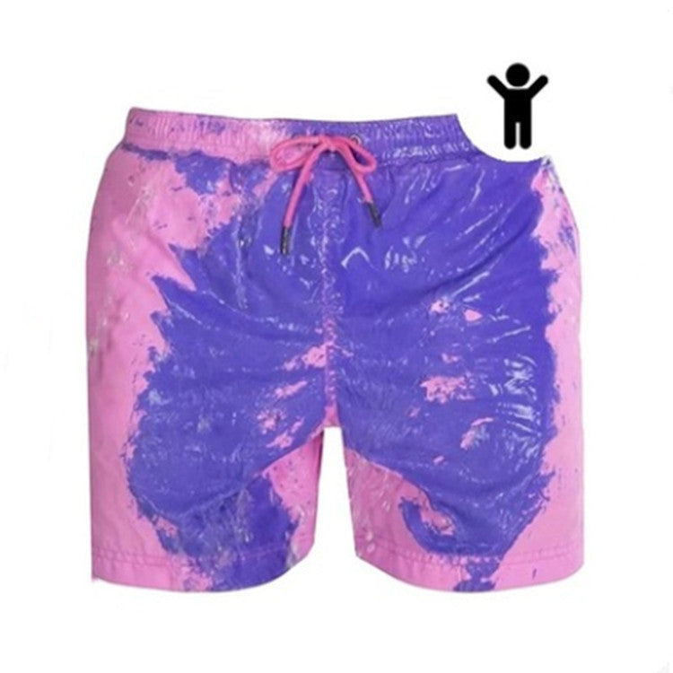 Water-changing Beach Pants Temperature-sensitive And Quick-drying