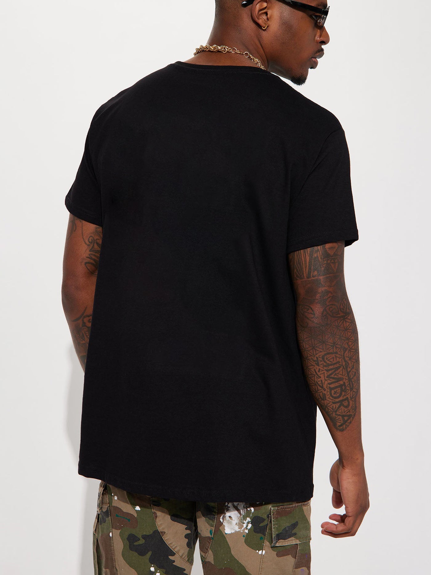 Summer Men's Leisure Focused Printed Round Neck Short Sleeved T-shirt