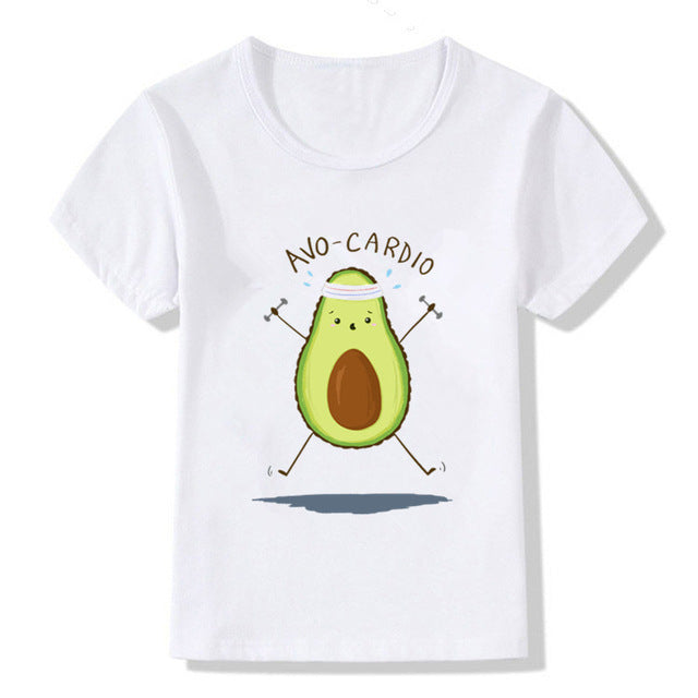 Kids Summer New Cute Vegan Boys Girls T Shirt ShopWithASmile7.com