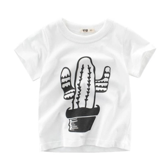 Children's Wear Summer New Korean Children's Boys Cotton T-shirt Men's Treasure In Children's Short Sleeves ShopWithASmile7.com