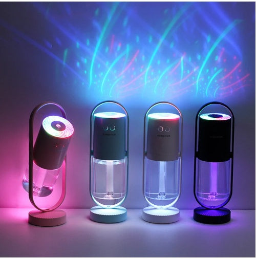 Magic Shadow USB Air Humidifier For Home With Projection Night Lights Ultrasonic Car Mist Maker Mini Office Air Purifier ShopWithASmile7.com