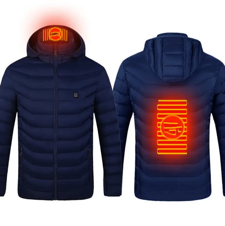 New Heated Jacket Coat USB Electric Jacket Cotton Coat Heater Thermal Clothing Heating Vest Men's Clothes Winter My Store