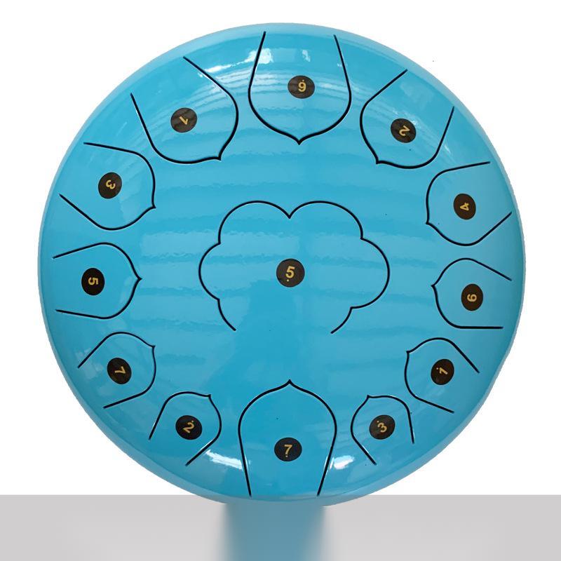 12-Inch 13-Tone Ethereal Drum – Handpan Musical Instrument in Multiple Colors