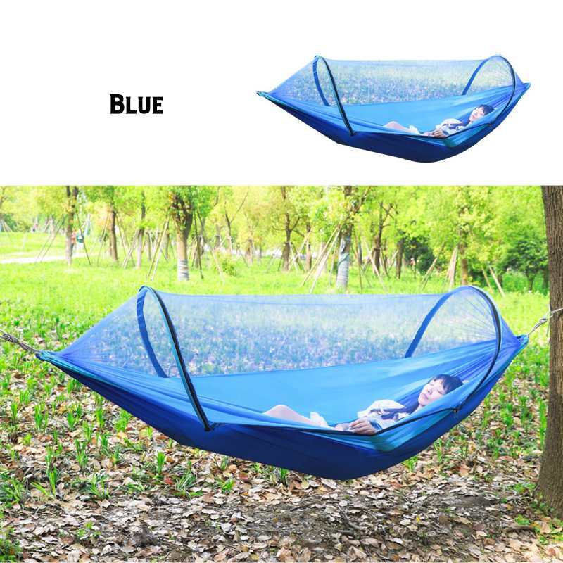 2 Person Portable Outdoor Mosquito Parachute Hammock ShopWithASmile7.com