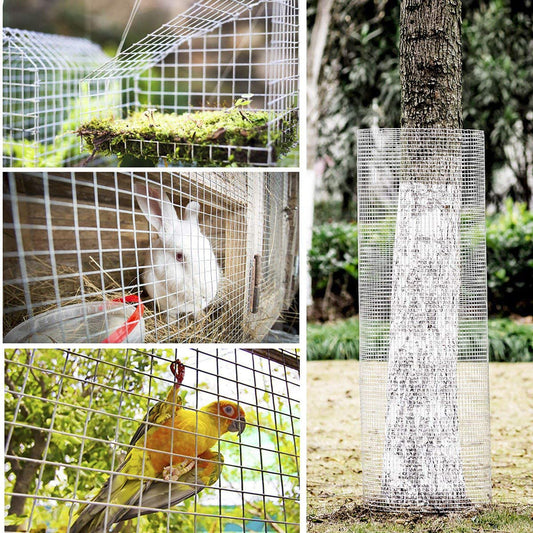 Square Chicken Wire Mesh, Wire Fence Roll, Rabbit Cage Snake Fence