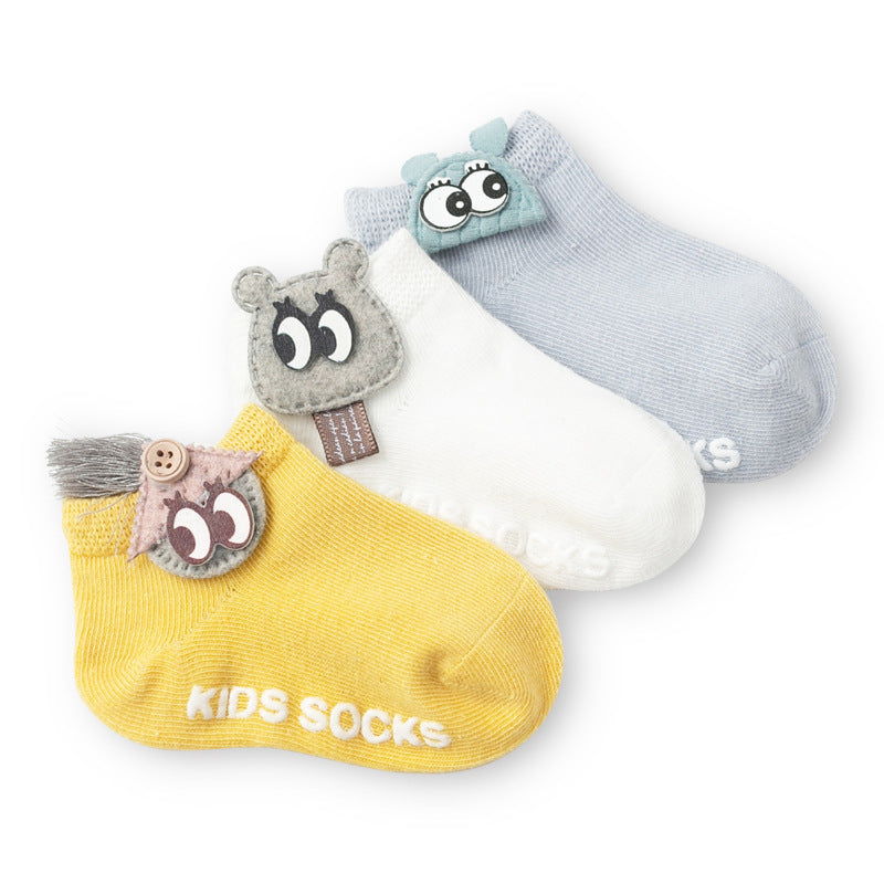 Rubber bottom antiskid baby socks ShopWithASmile7.com