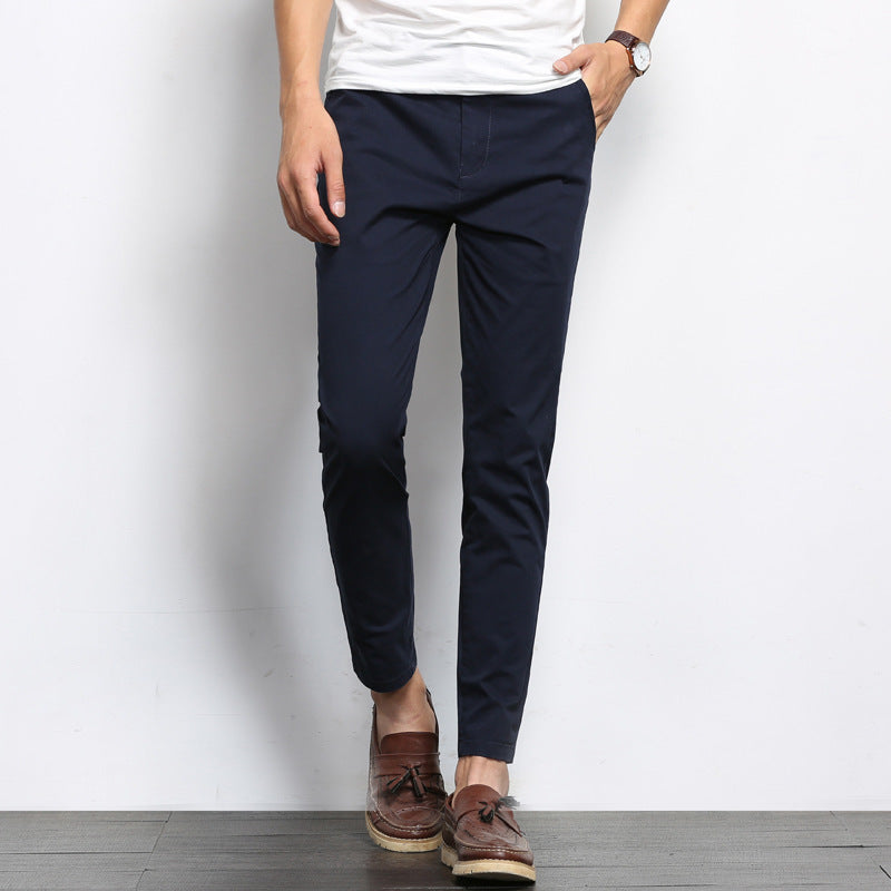 Men's cropped casual pants